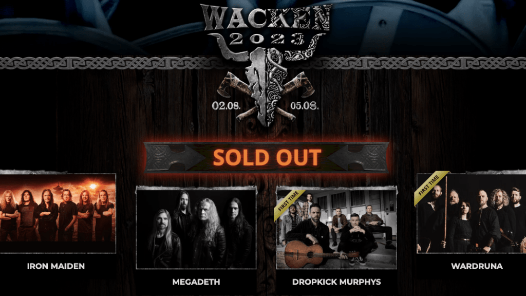 Agota entradas Wacken Open Air 2023 en sólo 5&nbsp;horas